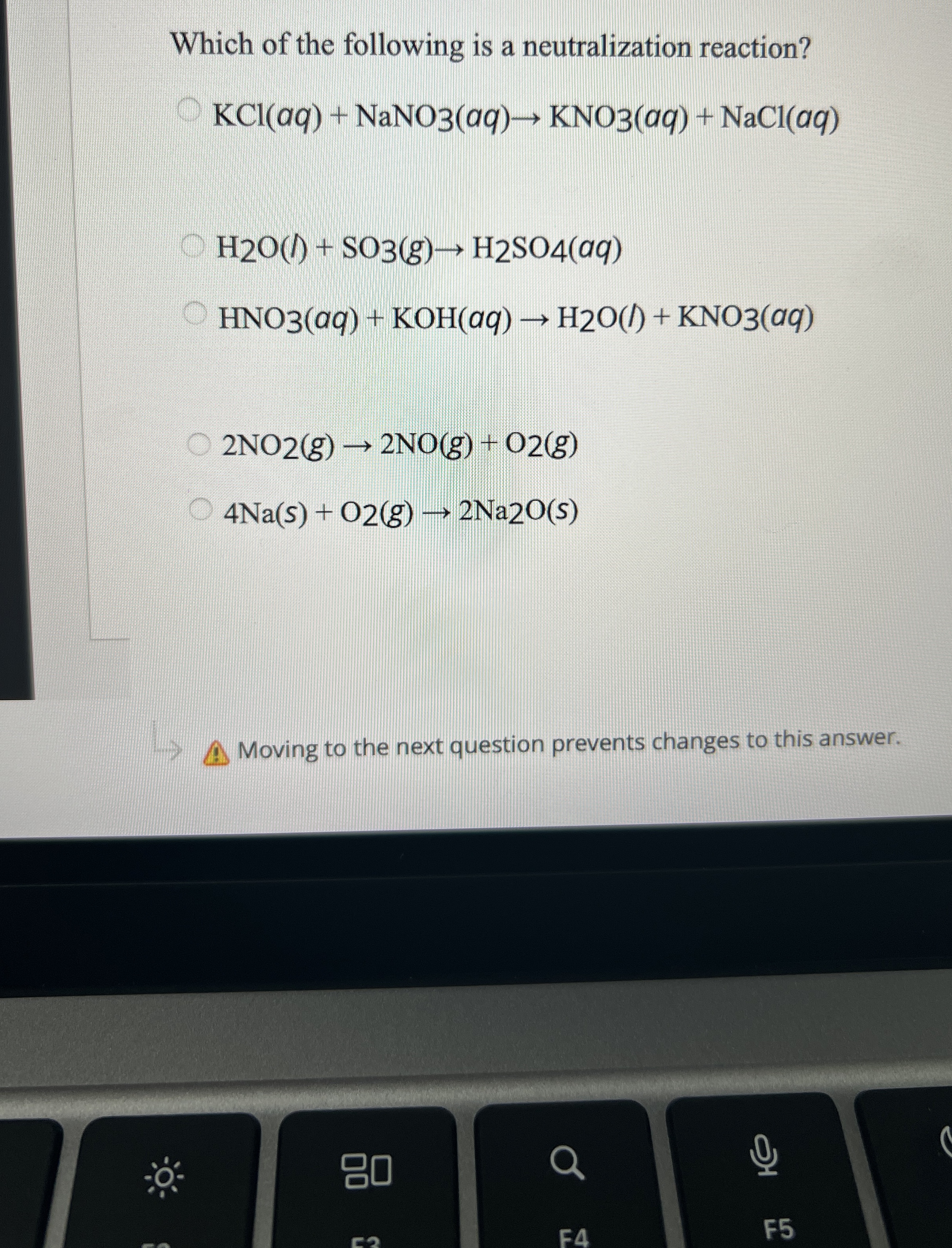 Which of the following is a neutralization