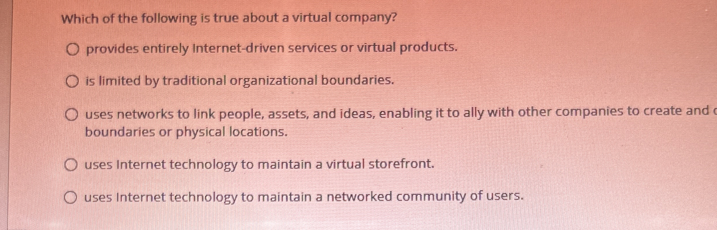 Which of the following is true about a virtual