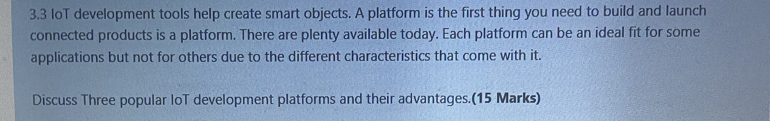 3 . 3 loT development tools help create smart