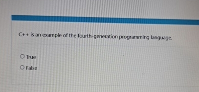 C + + is an example of the fourth - generation
