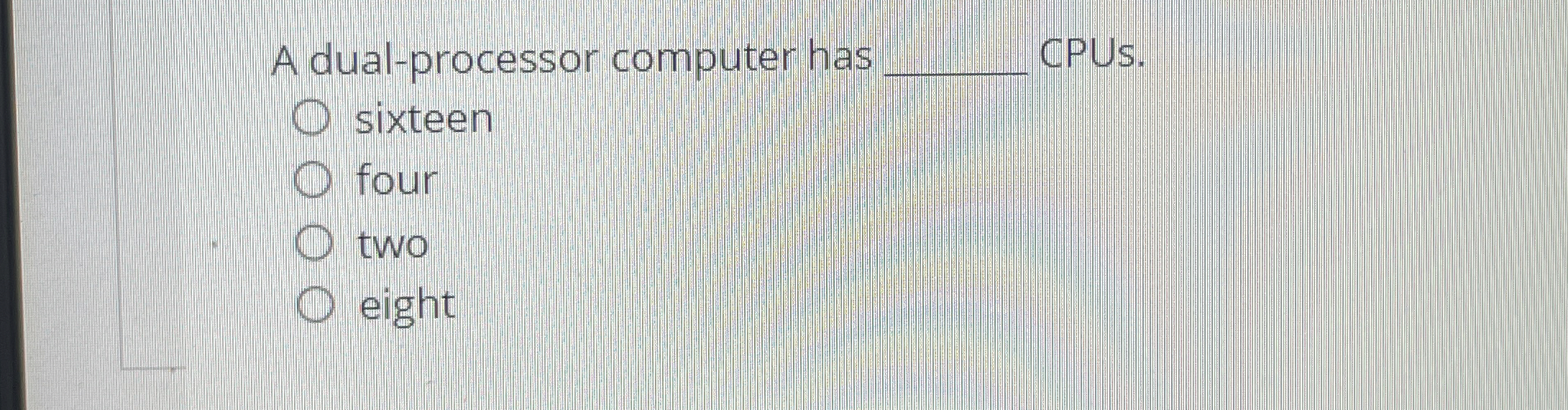 Which of the following is an example of a