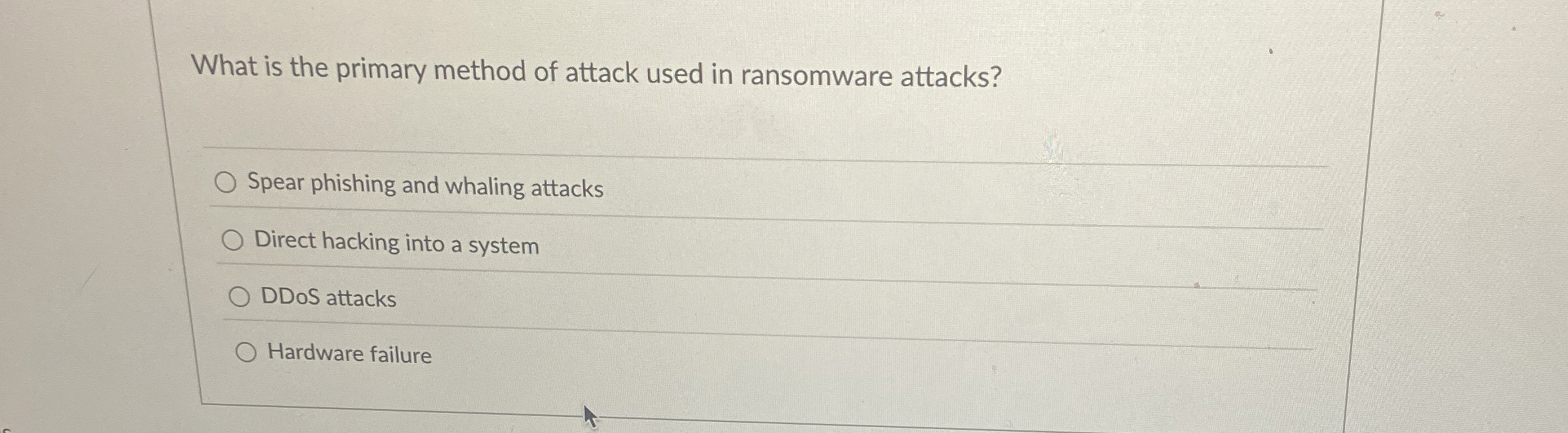 What is the primary method of attack used in