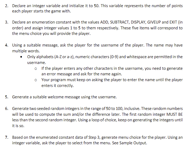 In C + + Please Declare an integer variable and