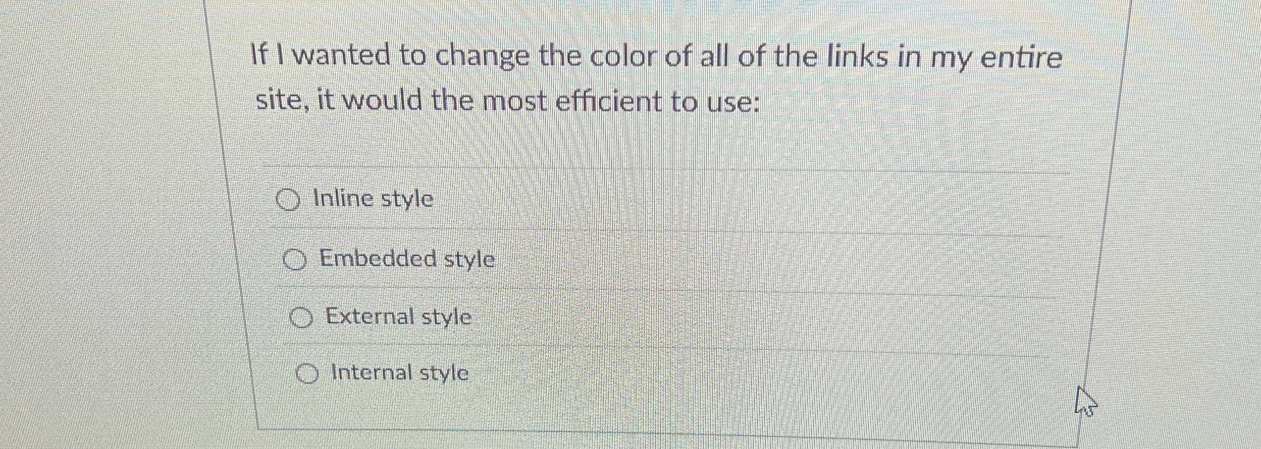 If I wanted to change the color of all of the