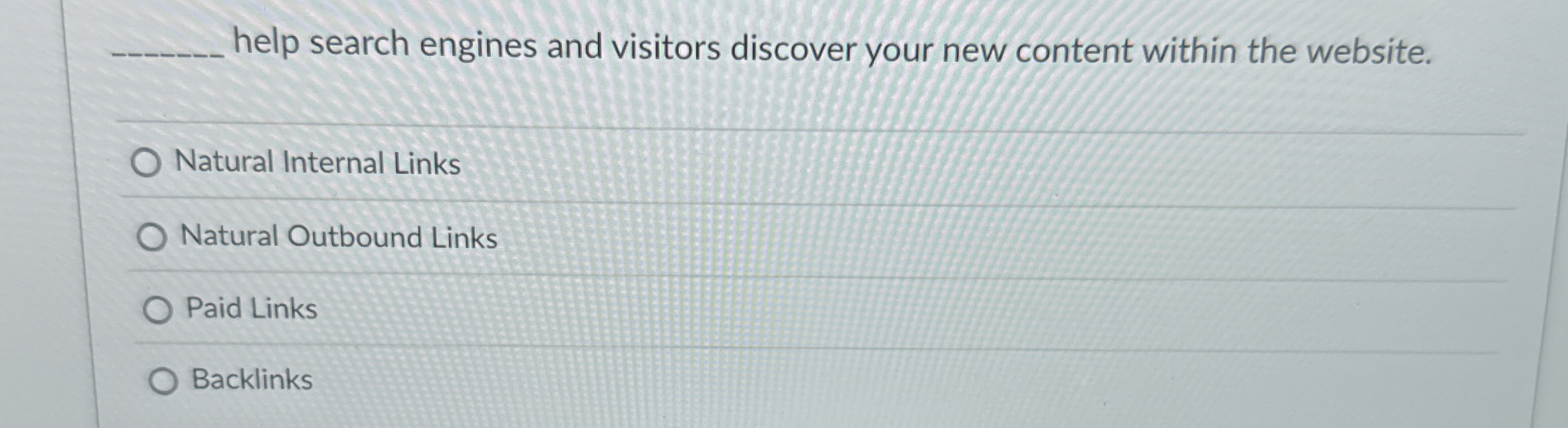 help search engines and visitors discover your