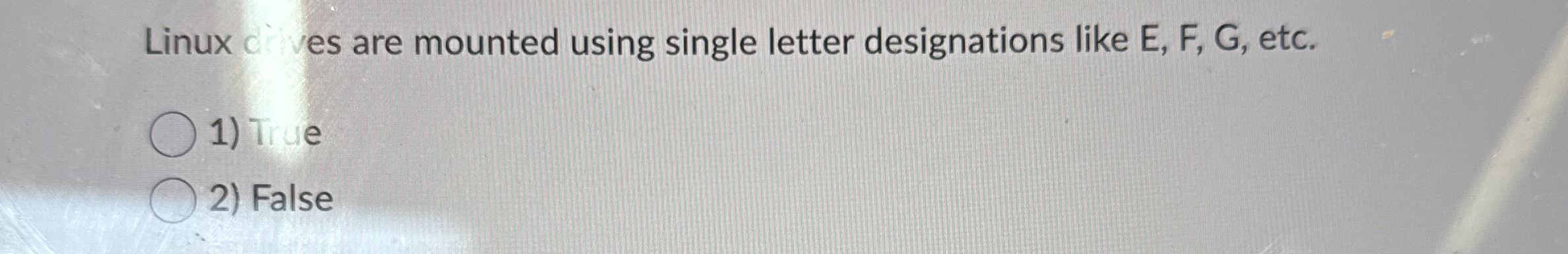 Linux ci es are mounted using single letter