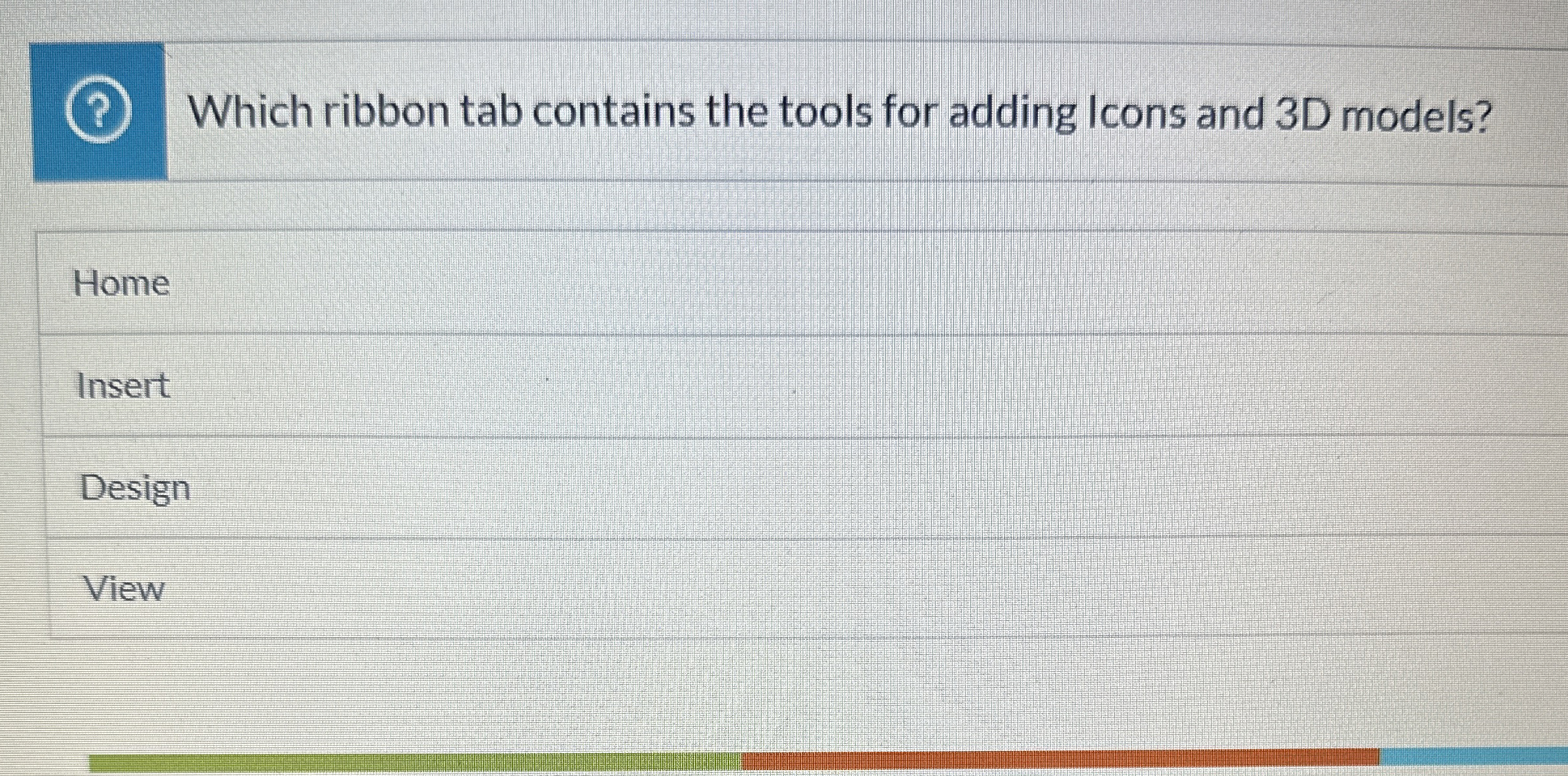 Which ribbon tab contains the tools for adding