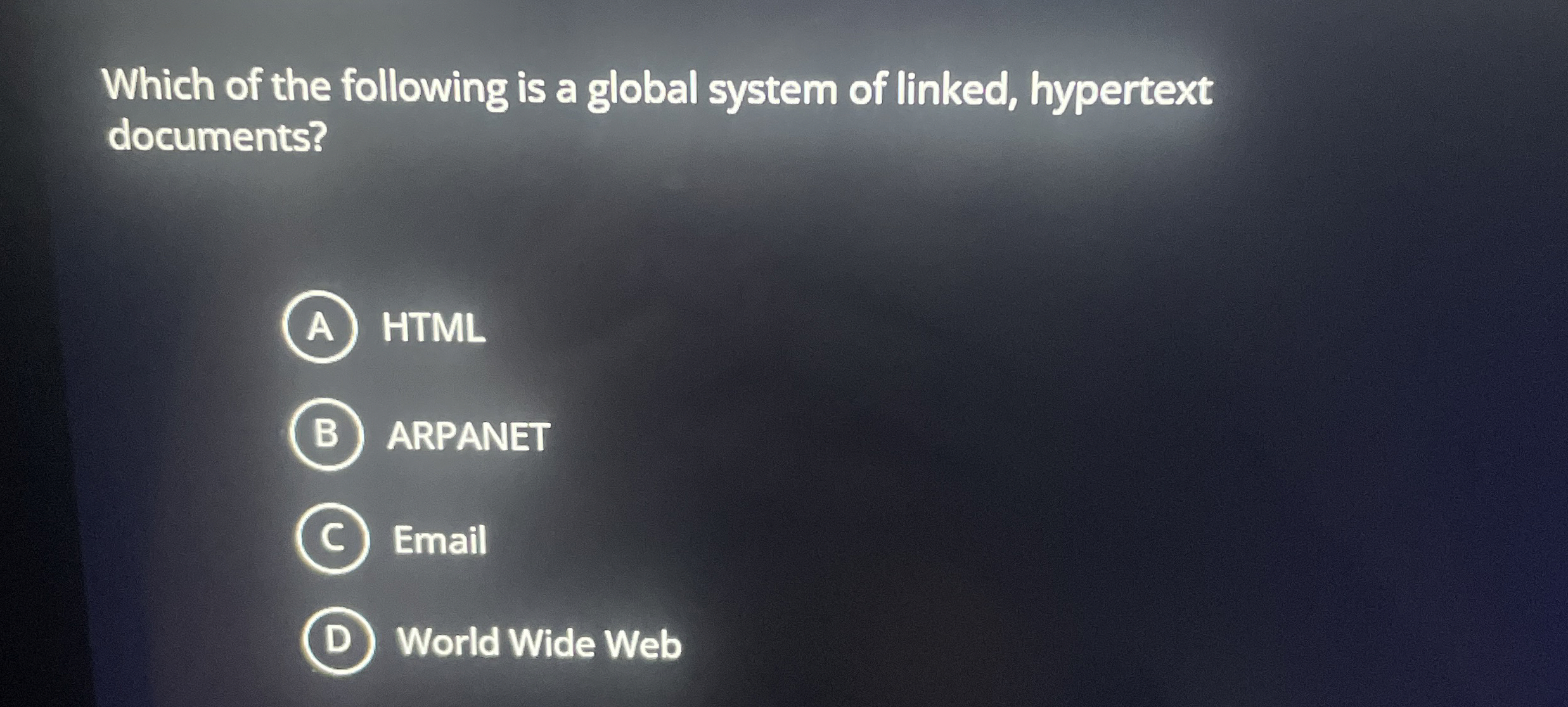 Which of the following is a global system of