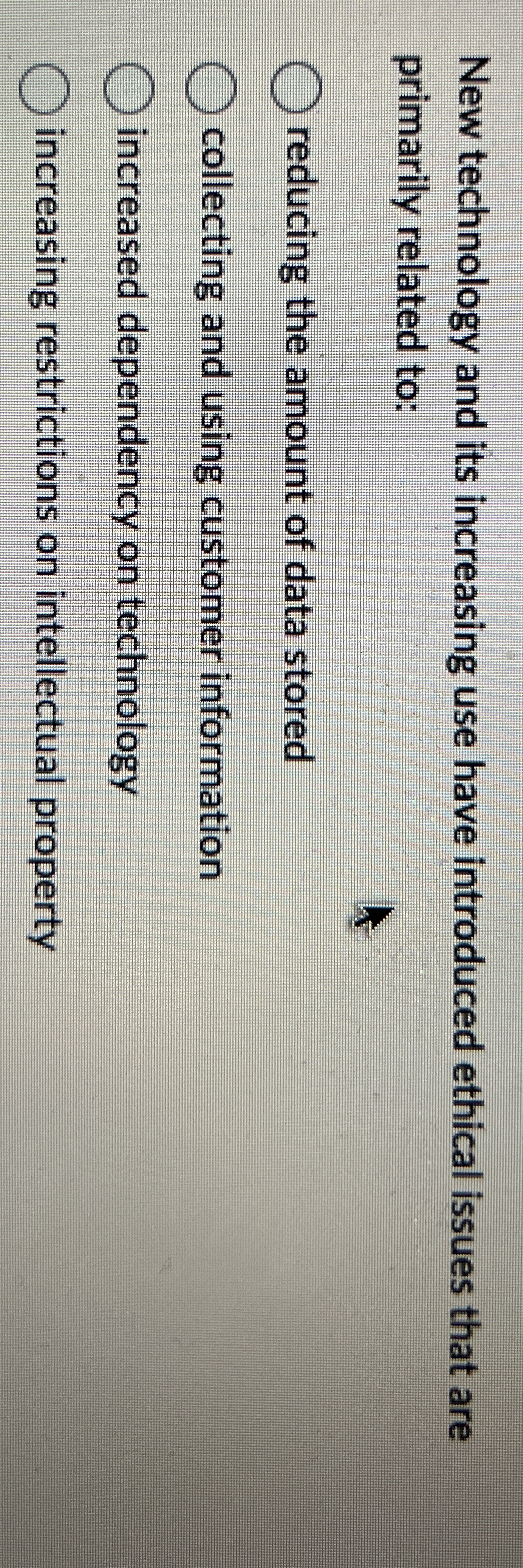 New technology and its increasing use have