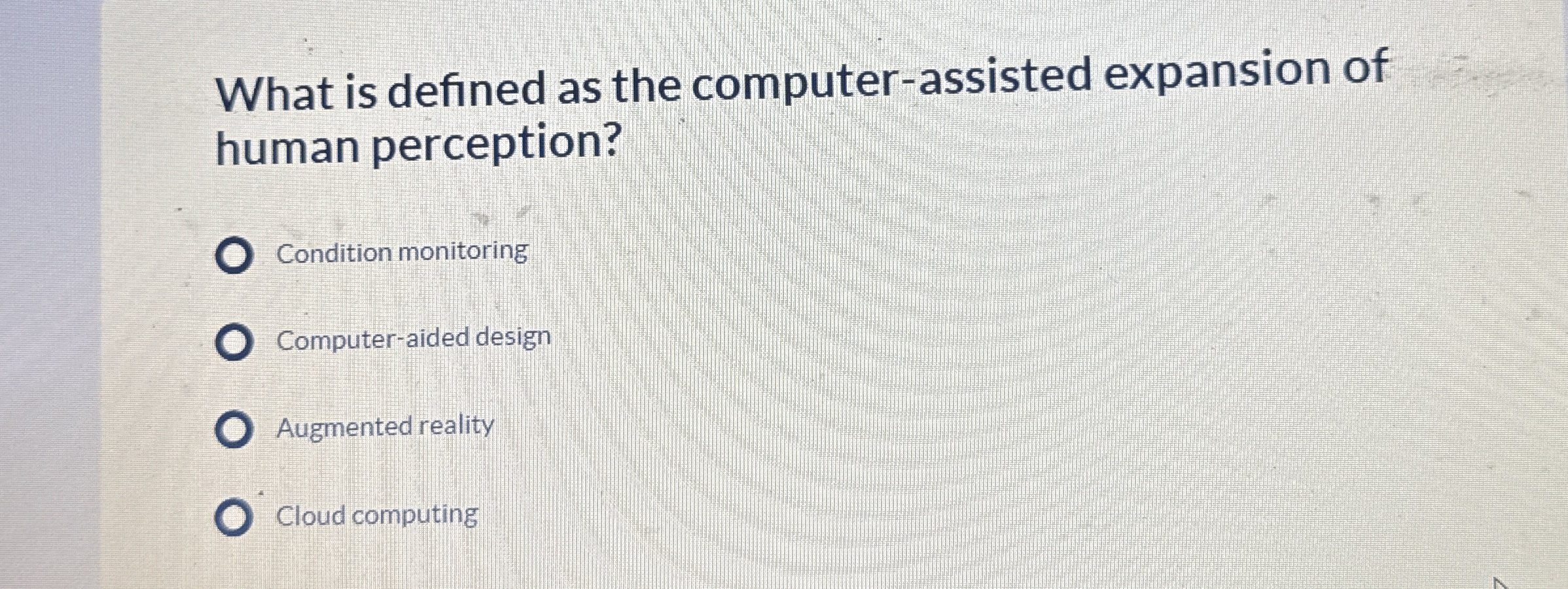 What is defined as the computer - assisted