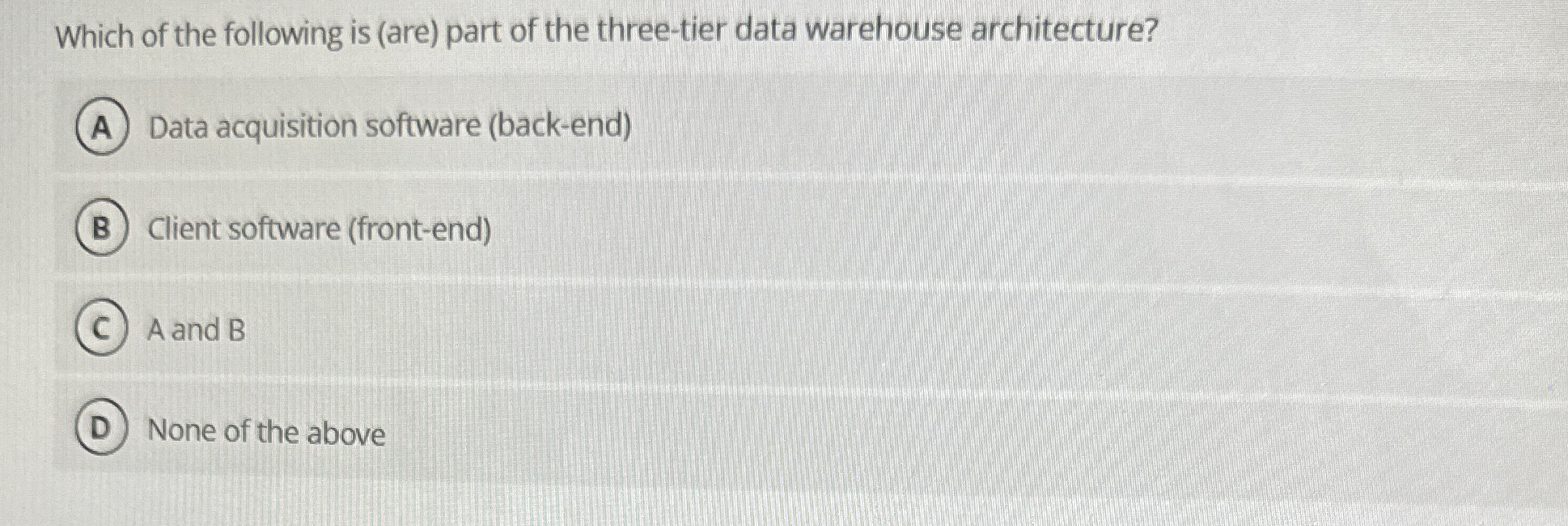 Which of the following is ( are ) part of the