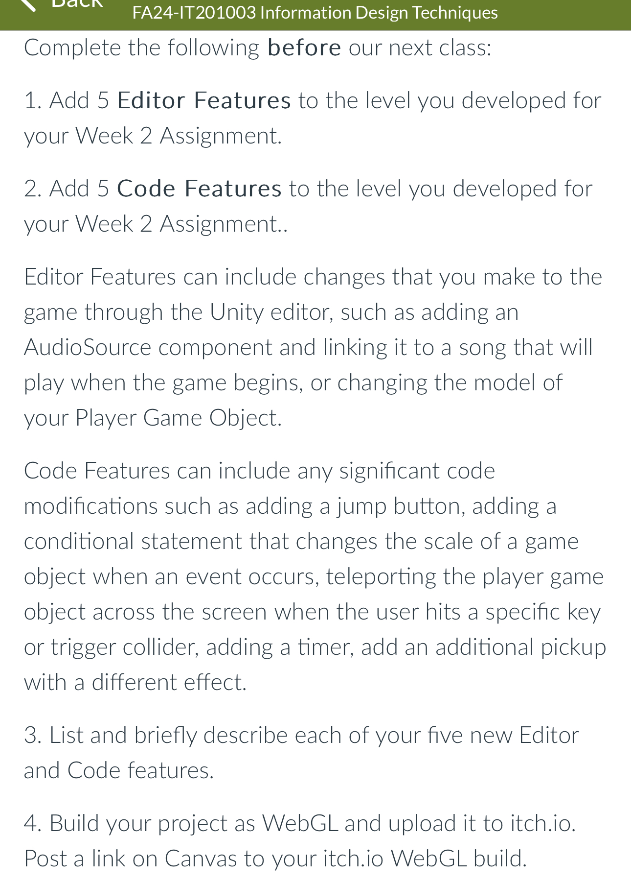 FA 2 4 - IT 2 0 1 0 0 3 Information Design