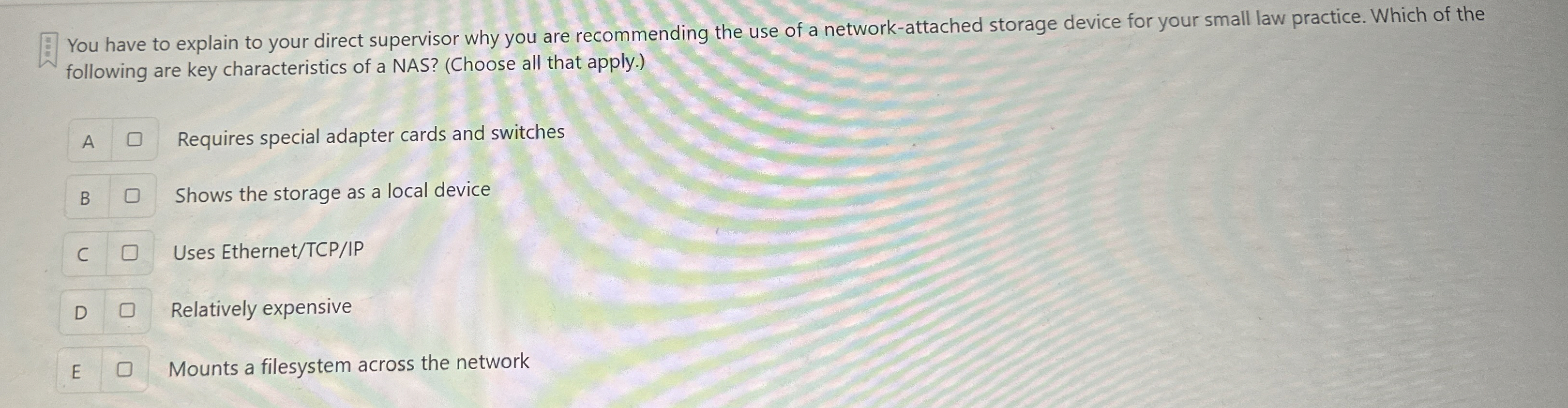 You have to explain to your direct supervisor why