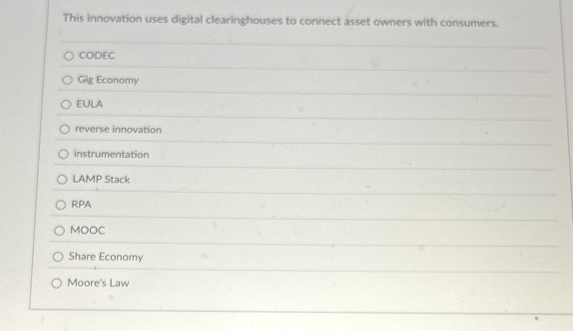 This innovation uses digital clearinghouses to