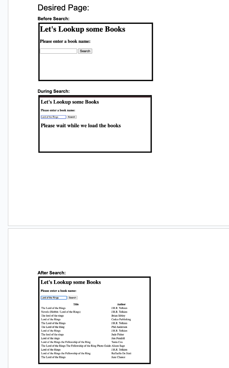 Requirements - ( 2 4 pts ) : The Page must have
