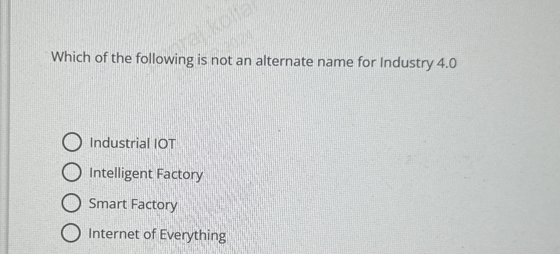 Which of the following is not an alternate name