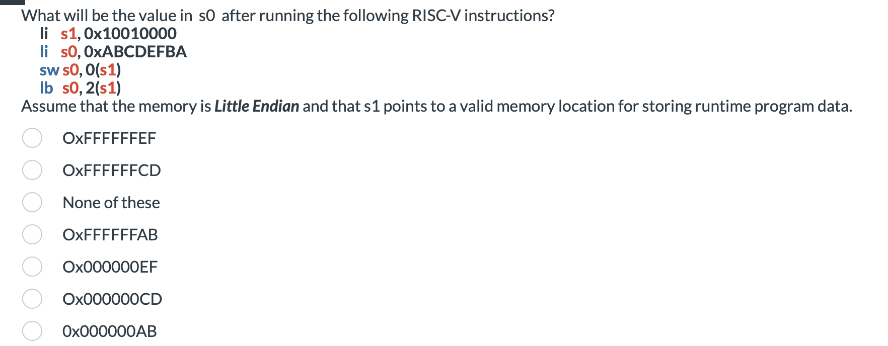 What will be the value in sO after running the