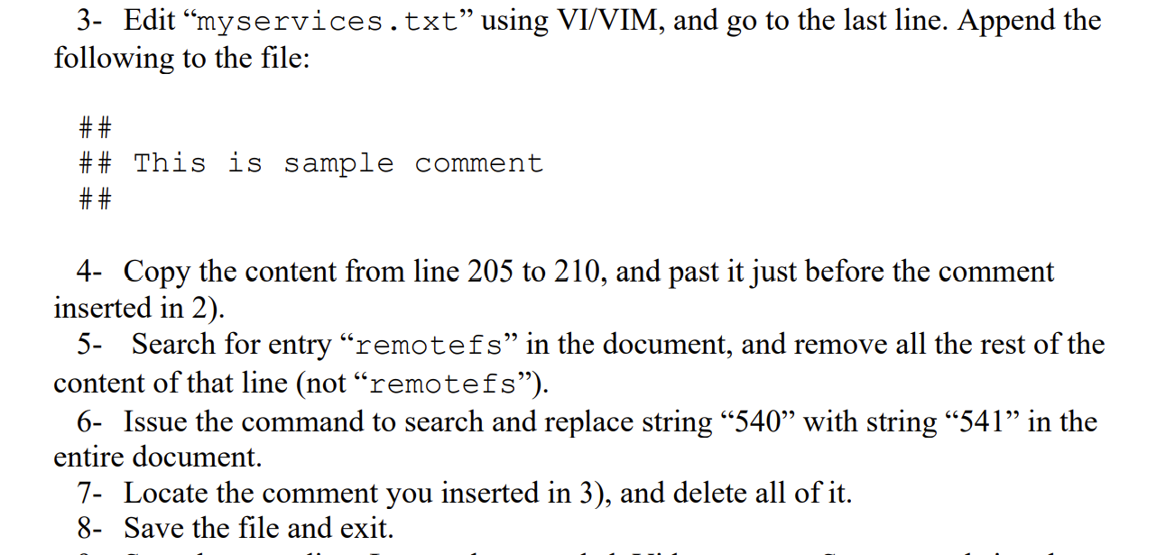 this is for unix, can you break it down step? 3 -