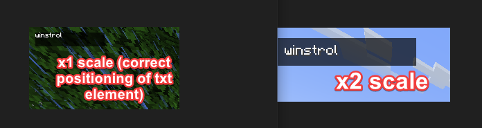 AbstractElement 2 D: public void updateAlignment