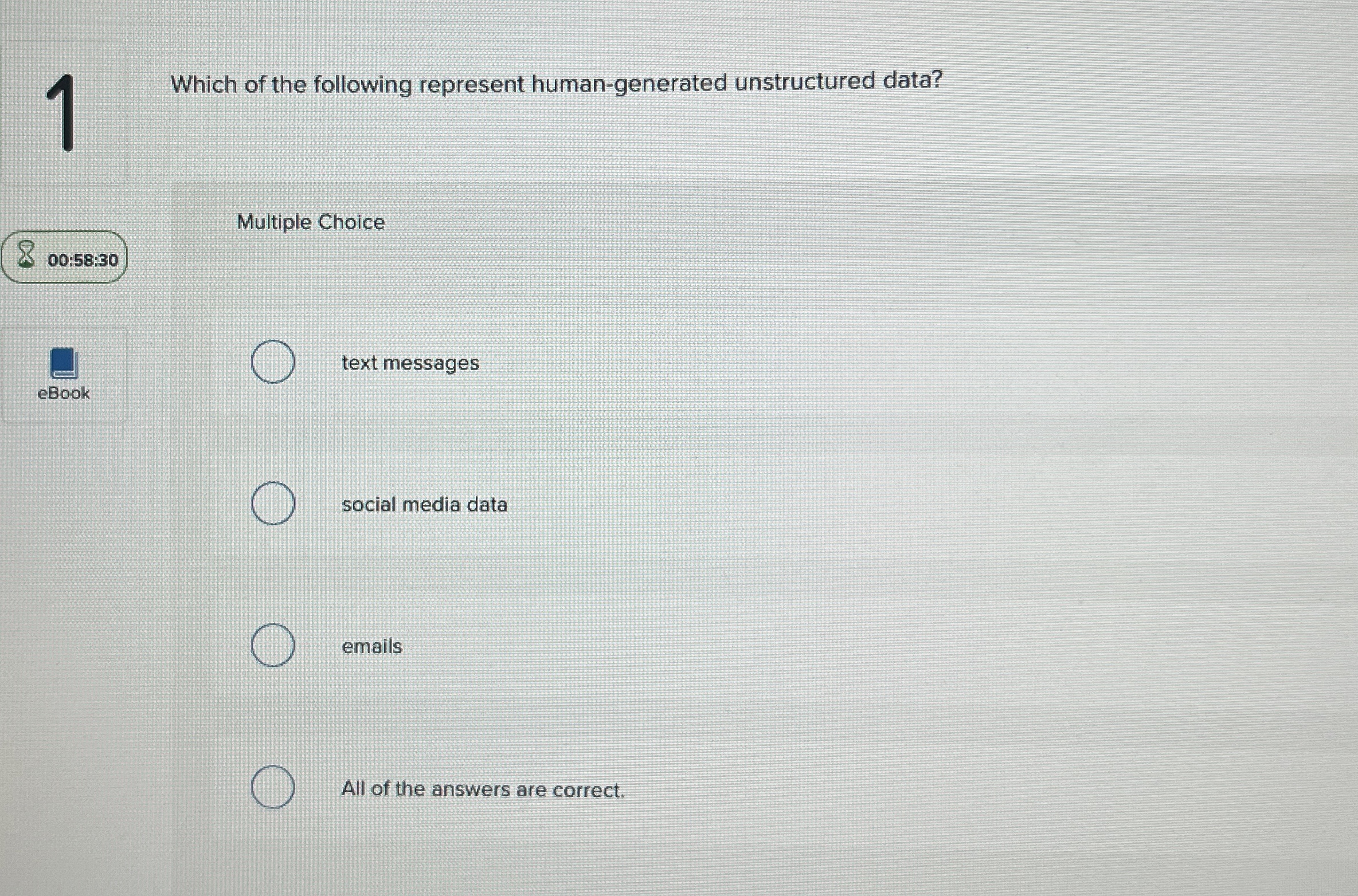 1 Which of the following represent human -