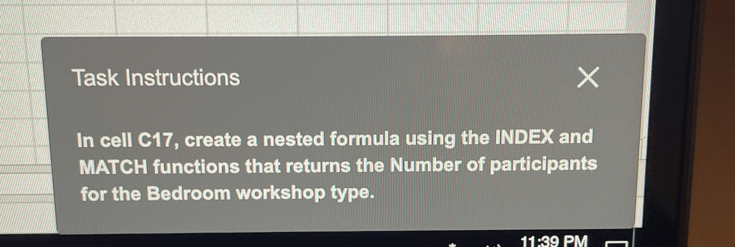 Task Instructions In cell J 3 , create a formula