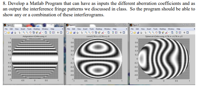 Develop a Matlab Program that can have as inputs