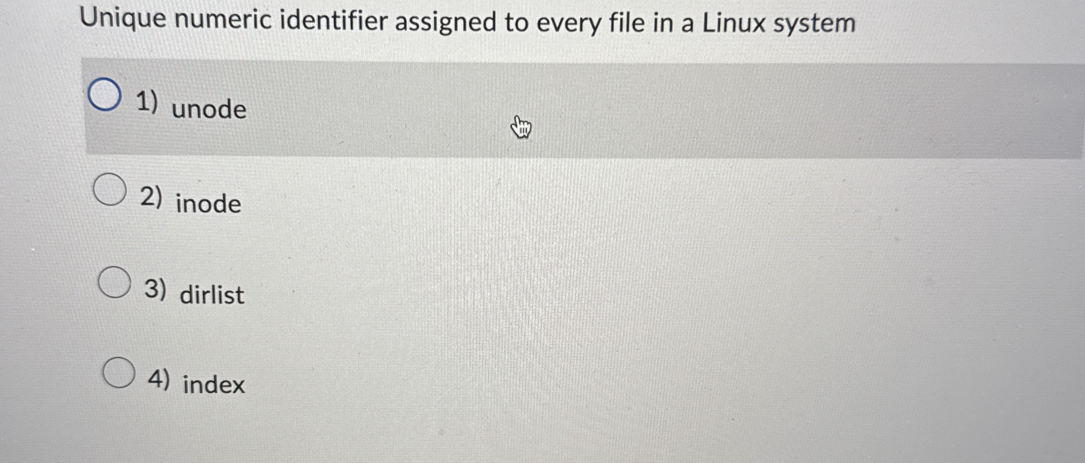 Unique numeric identifier assigned to every file
