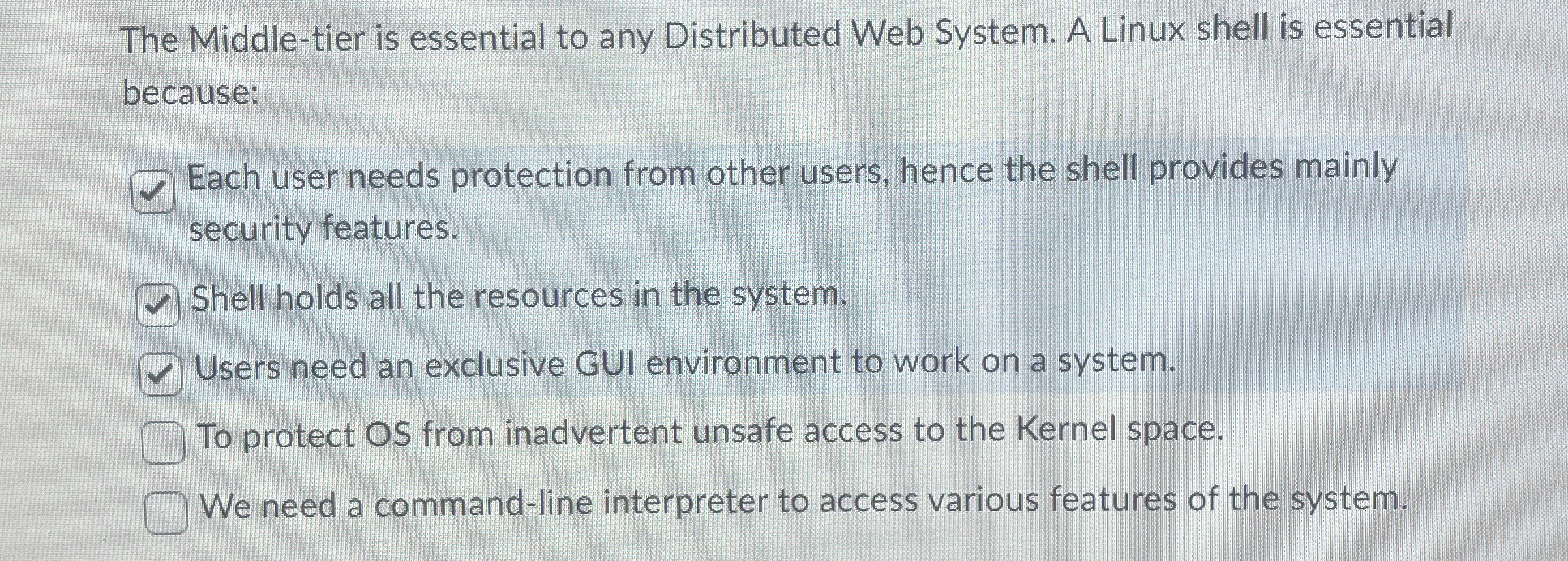 The Middle - tier is essential to any Distributed