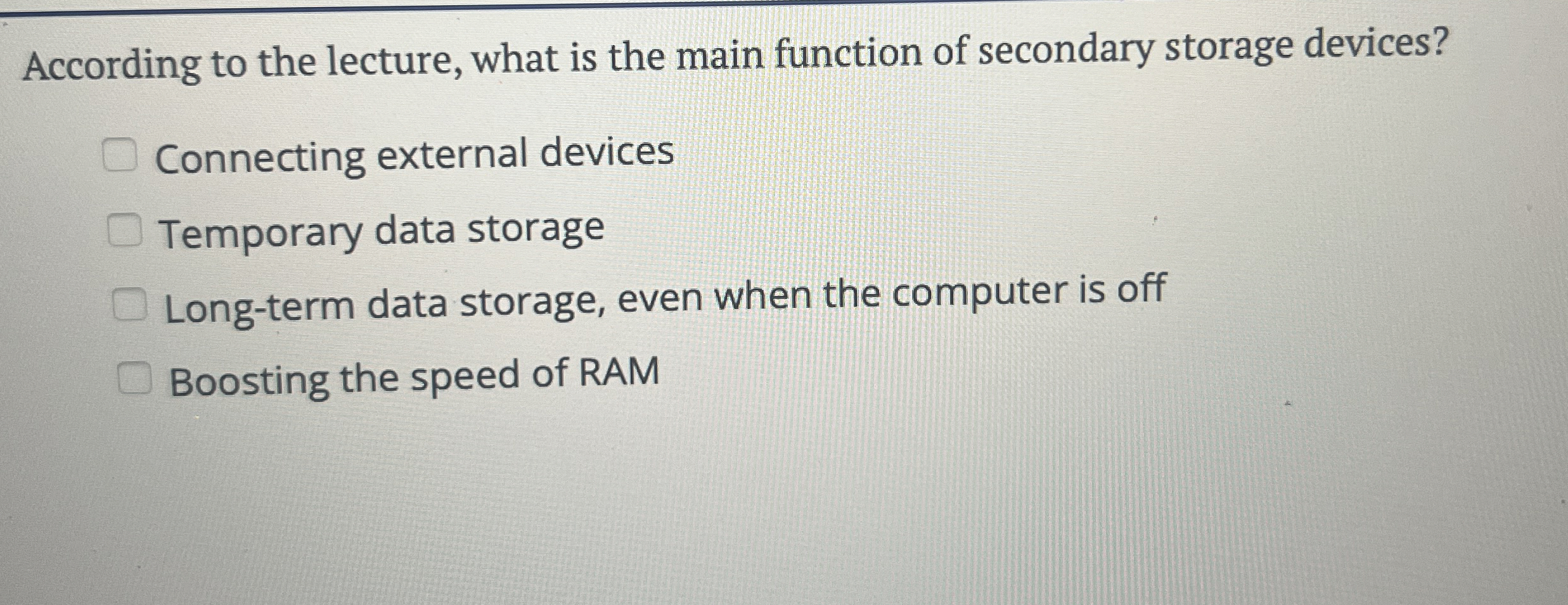 According to the lecture, what is the main