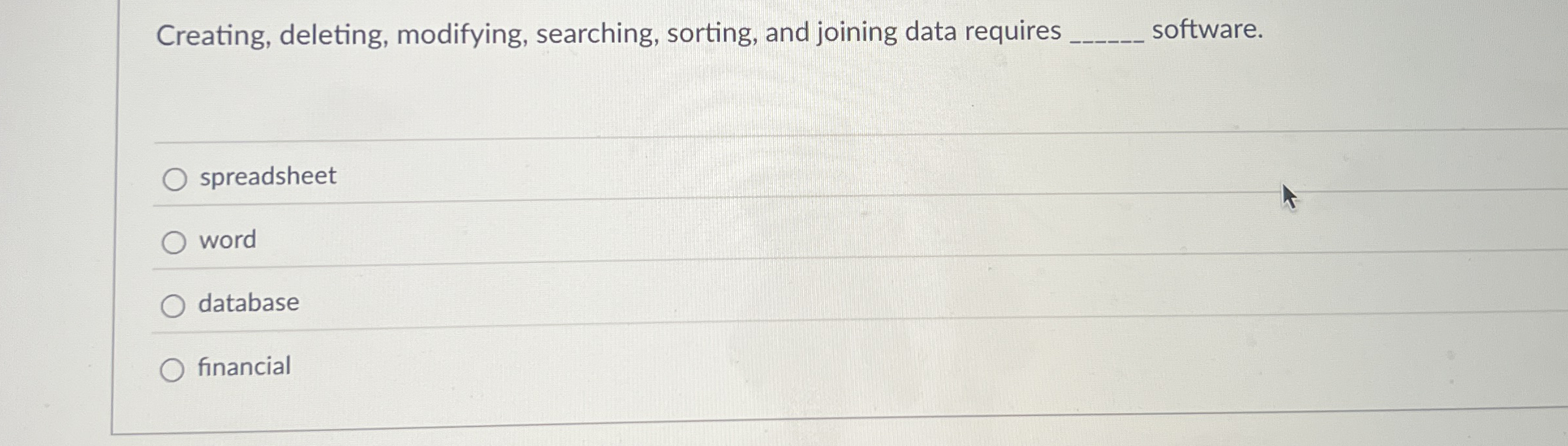 The web has changed the nature of competition but