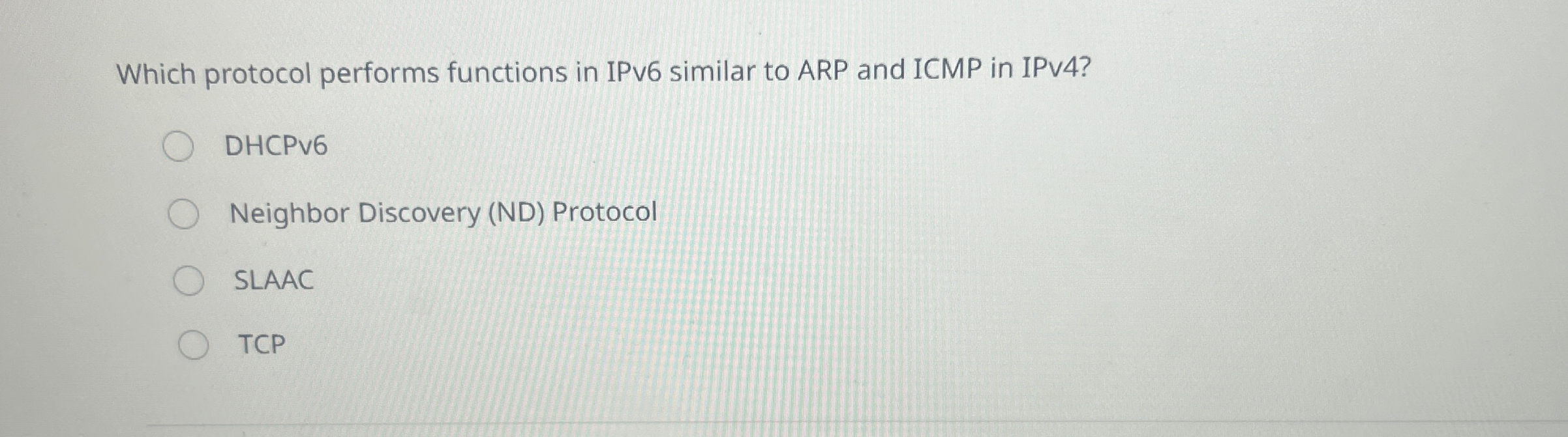 Which protocol performs functions in IPv 6