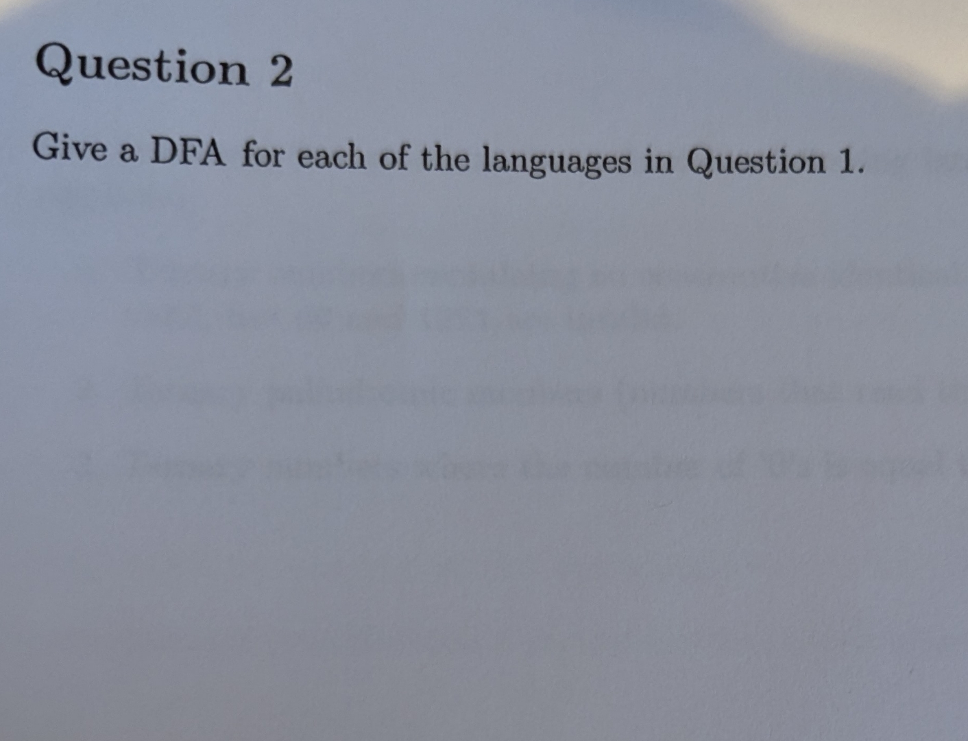 Question 1 Consider ternary ( base - 3 ) numbers