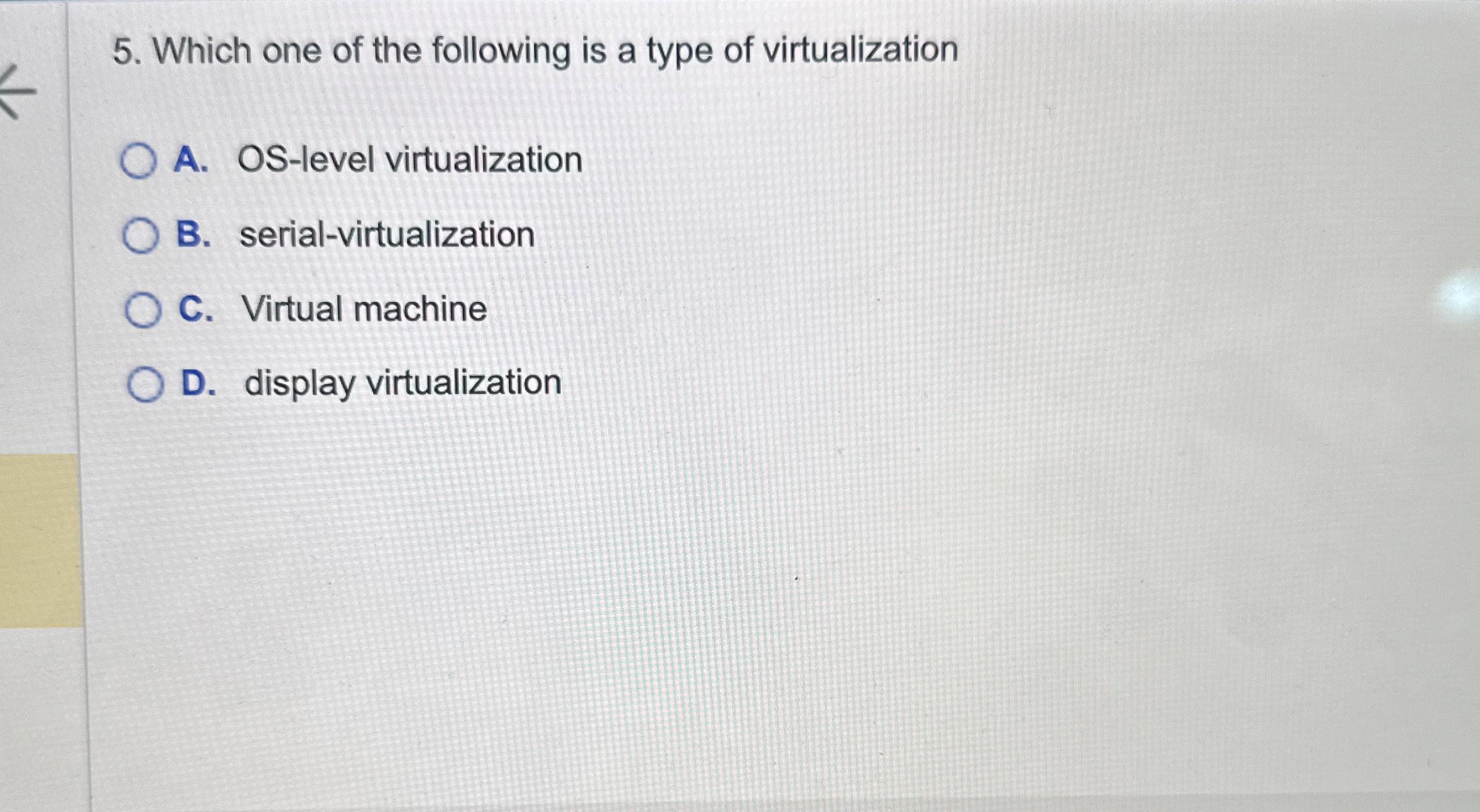 Which one of the following is a type of