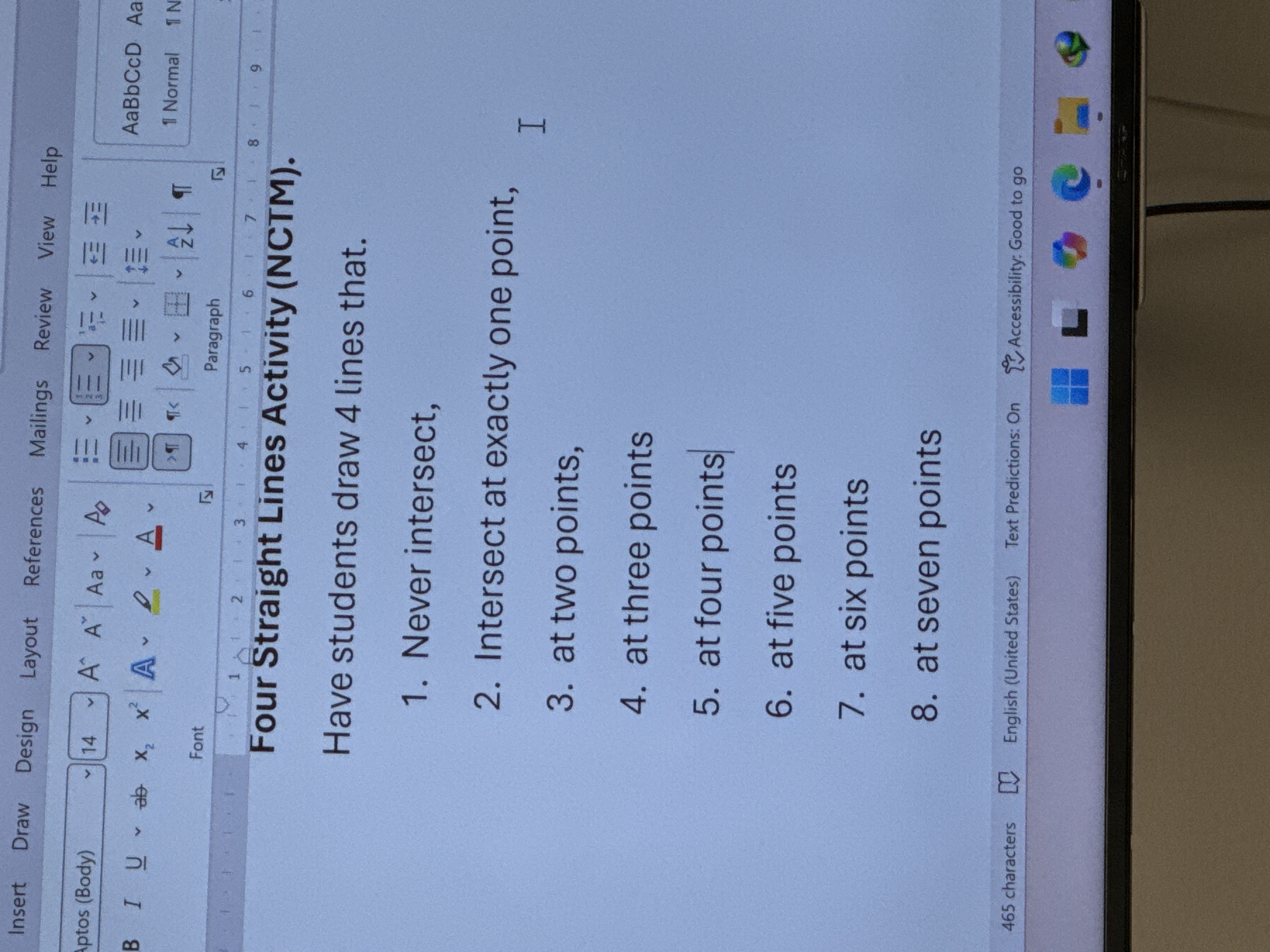 Insert Draw Design Layout References Mailings