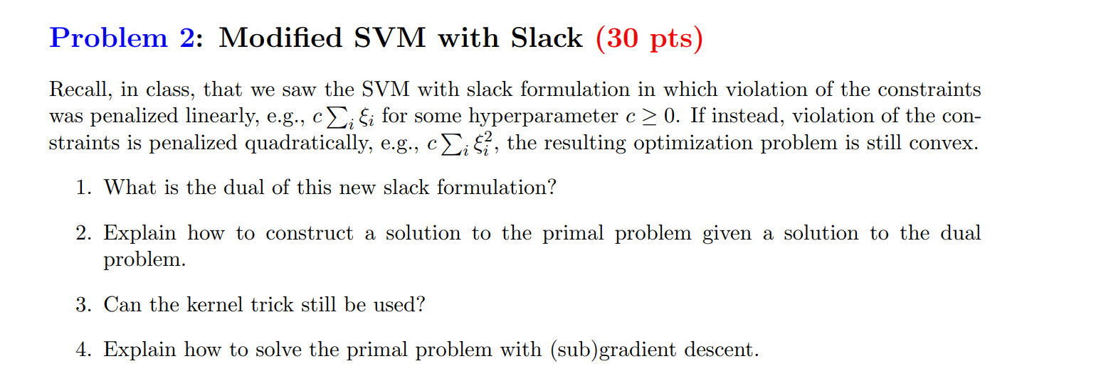 Please answer this Machine Learning Question