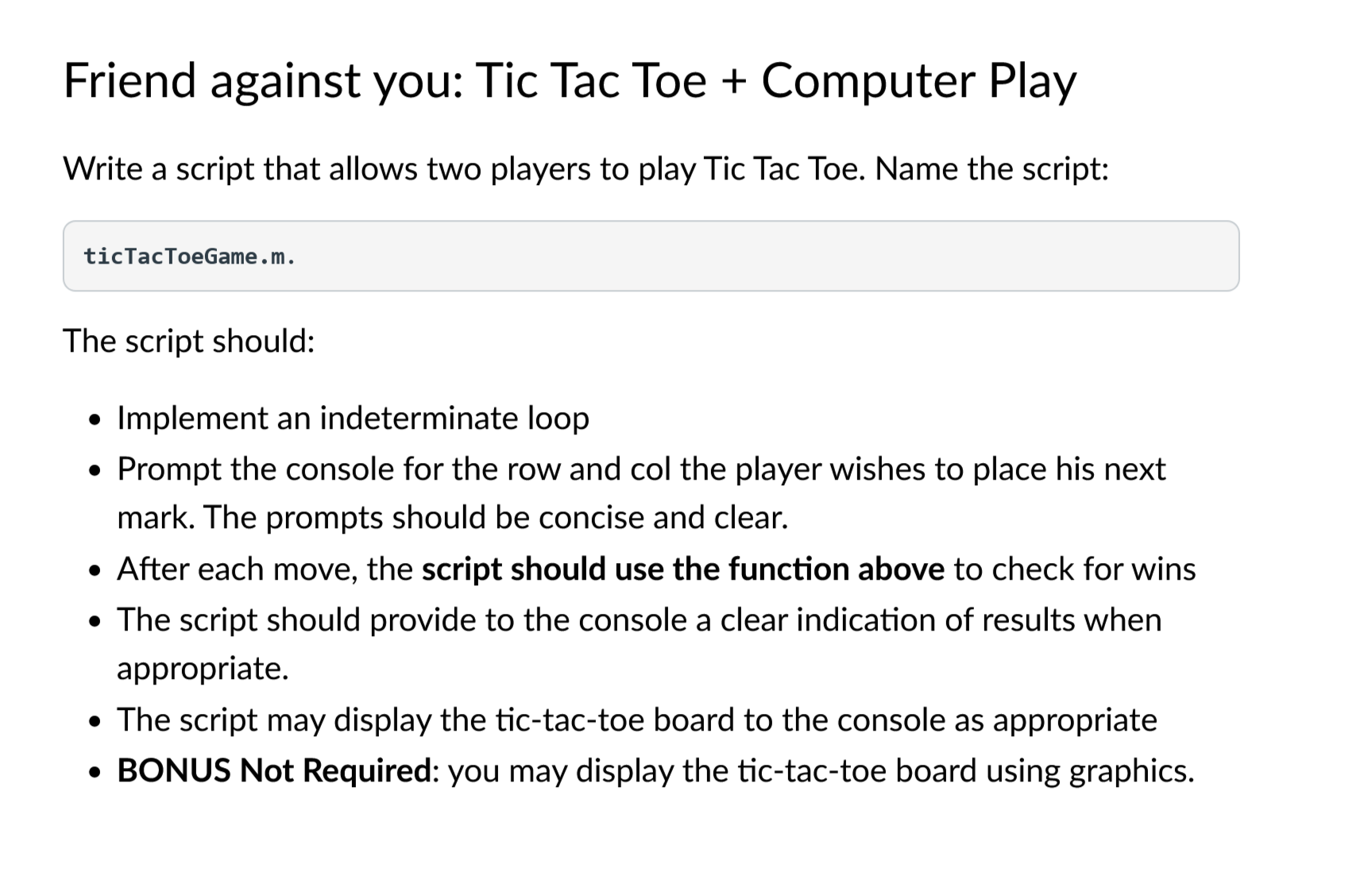 Friend against you: Tic Tac Toe + Computer Play