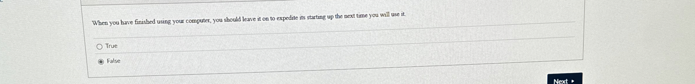 When you have finished using your computer, you