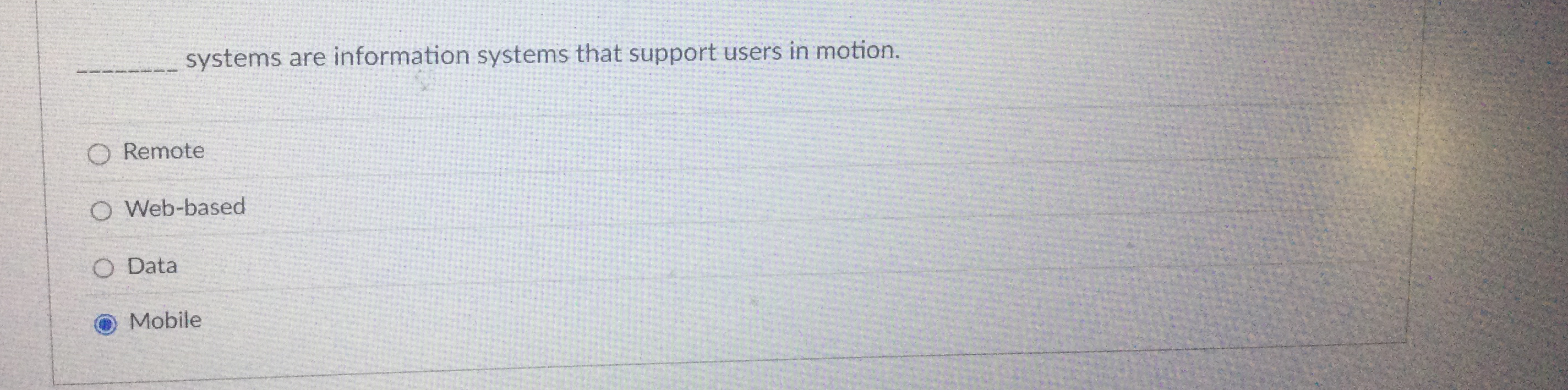 systems are information systems that support