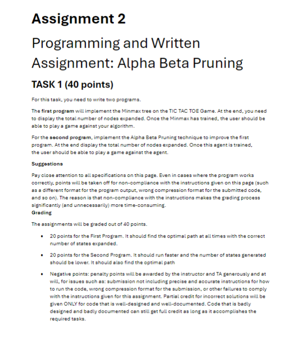 For this task, you need to write two programs.