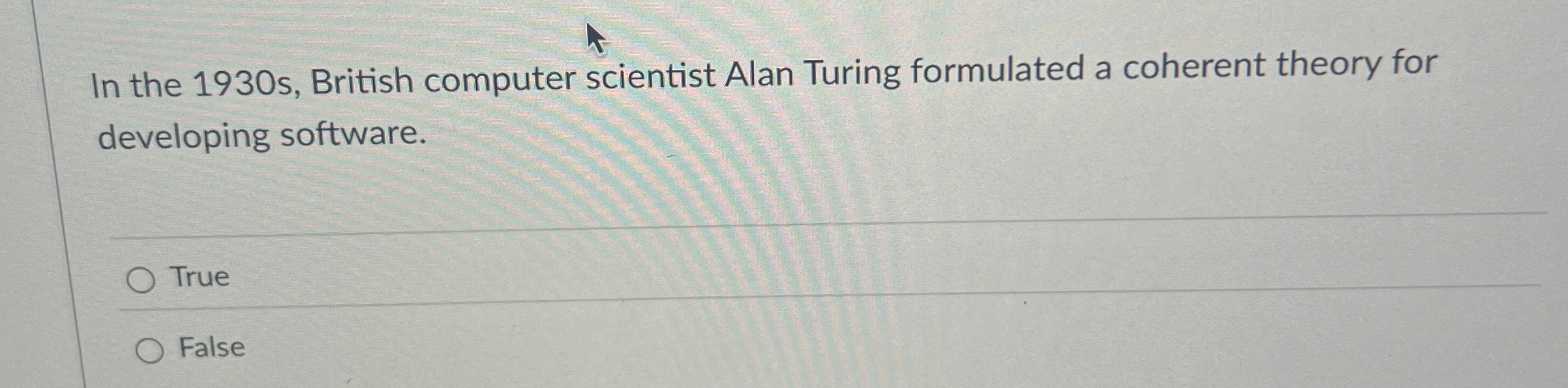 In the 1 9 3 0 s , British computer scientist