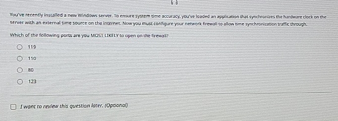 Youve recently installed a new Windows server -