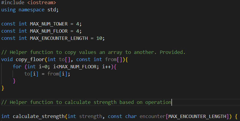 Hello, I ' m putting the finishing touches on a C