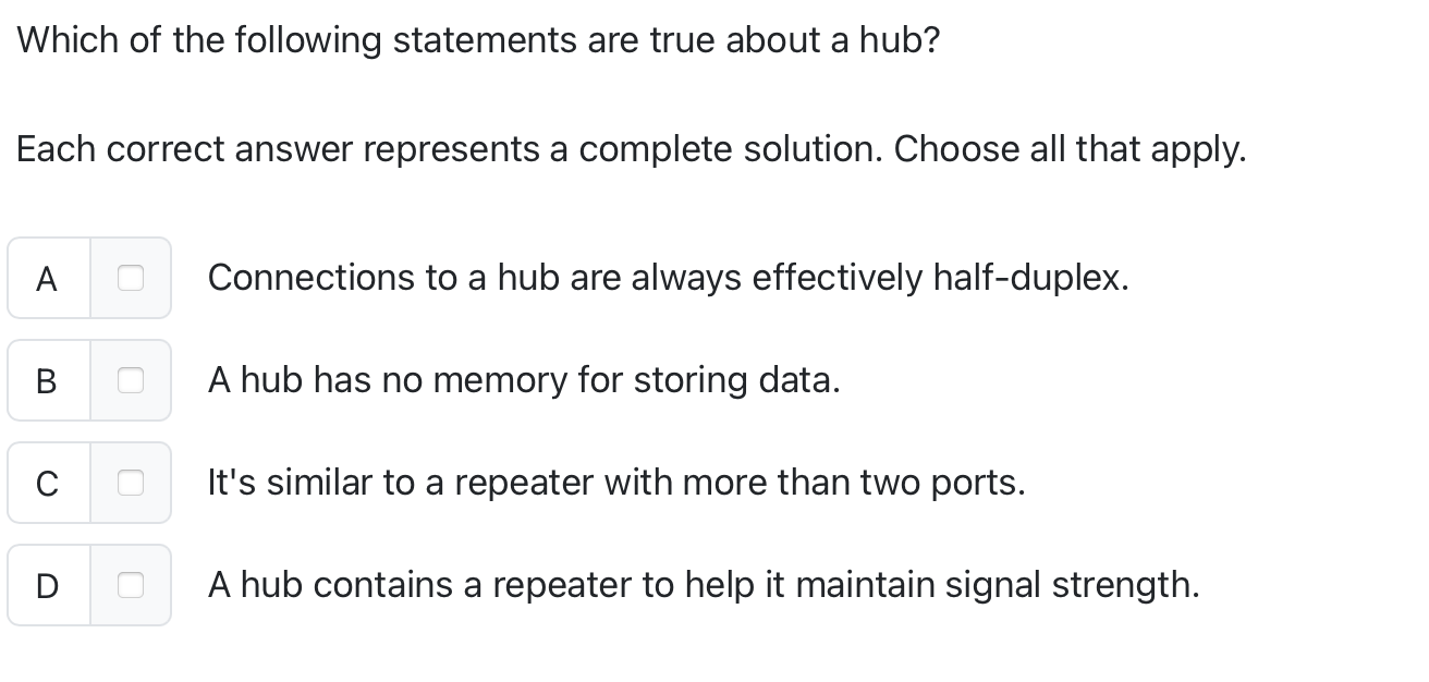 Which of the following statements are true about