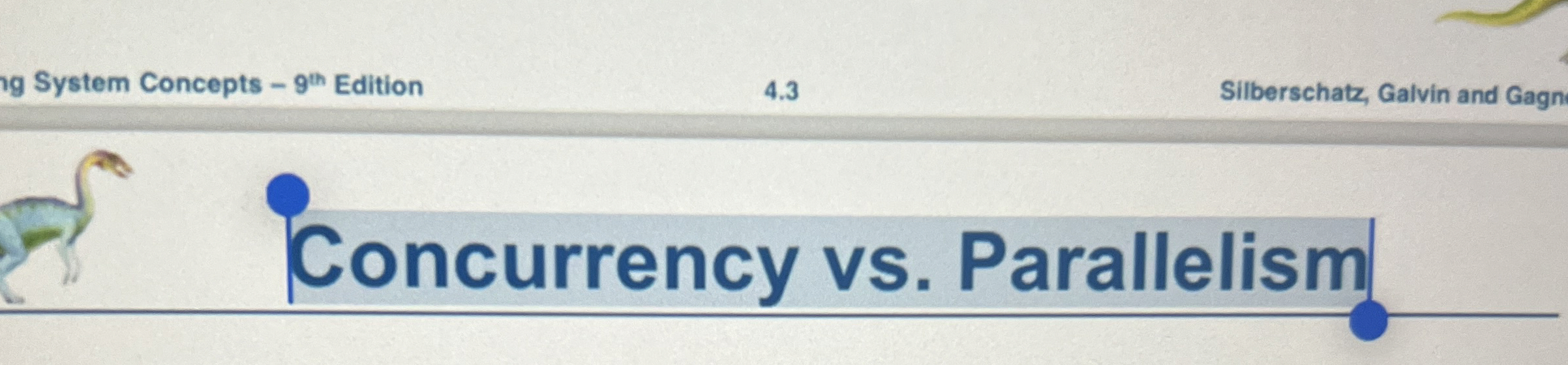 Concurrency vs . Parallelism