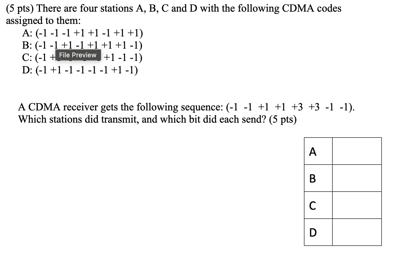 CDMA question