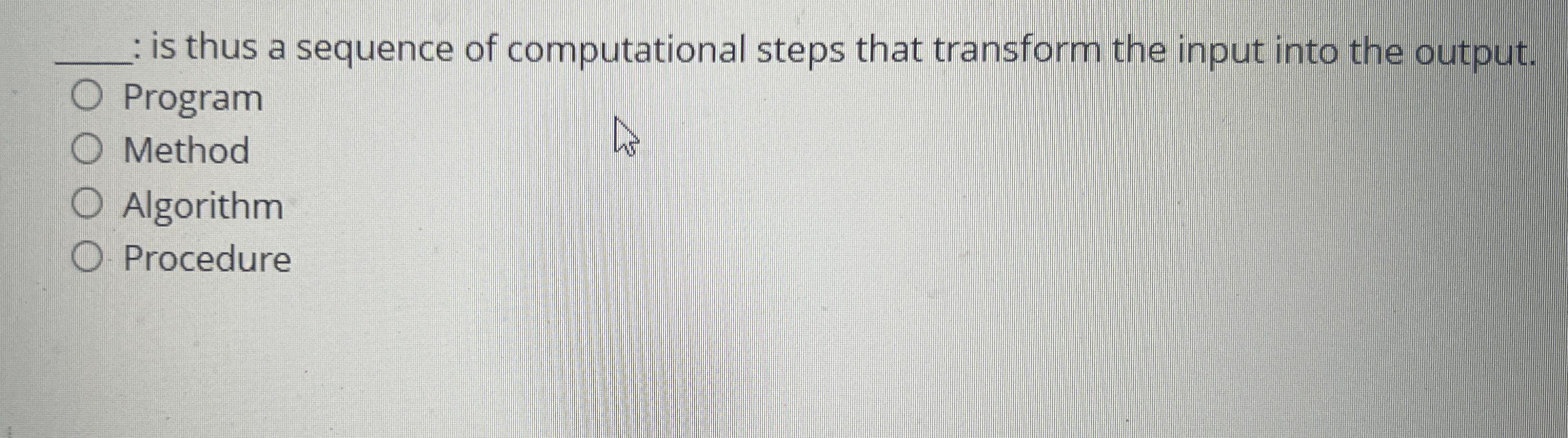 q , : is thus a sequence of computational steps