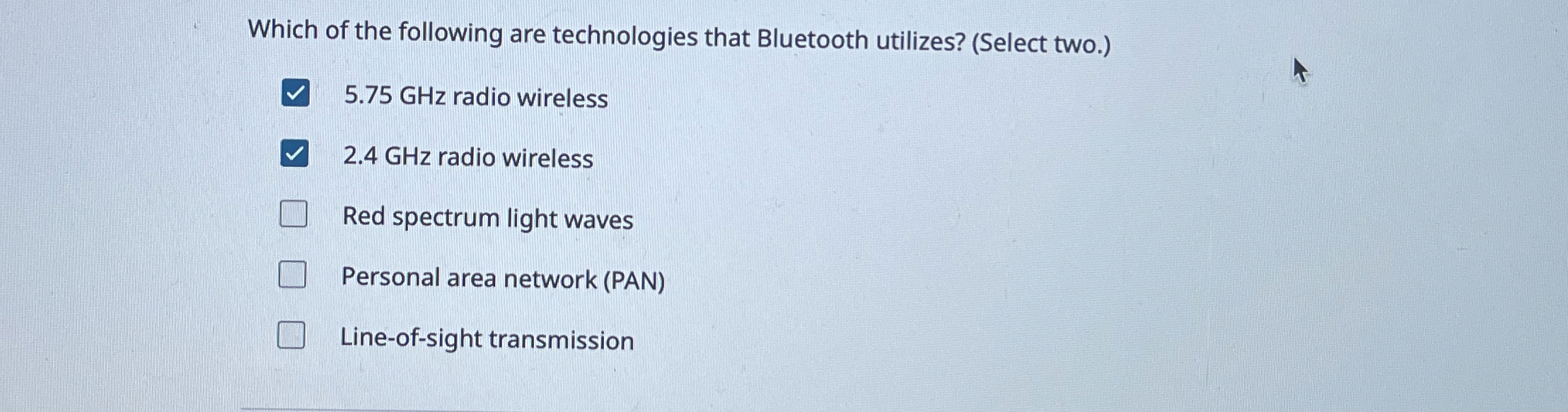 Which of the following are technologies that