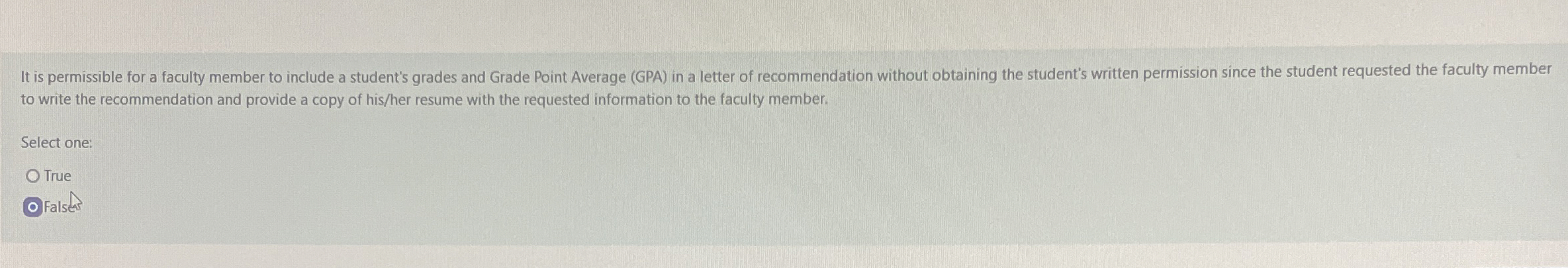 It is permissible for a faculty member to include