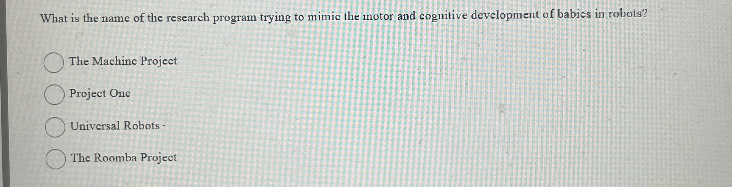 What is the name of the research program trying