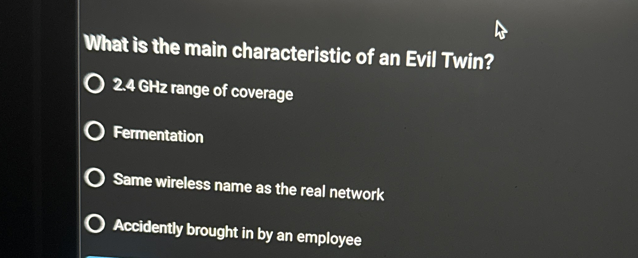 What is the main characteristic of an Evil Twin?